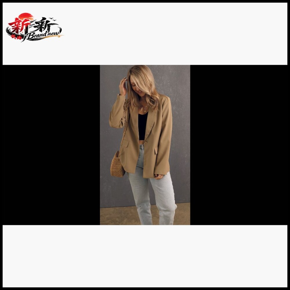 Polyester Blazer With Lining And Pockets For Busi… - image 7